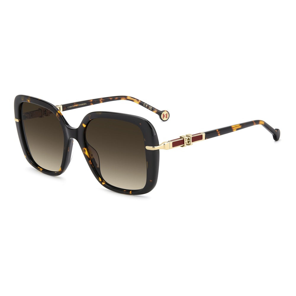 Gafas de sol Carolina Herrera femeninas, estilo cuadrada, montura de acetato, color de montura habana, color de lente marron y calibre 55 mm - Envío 24/48 horas en España - Her 0380/G/S 086