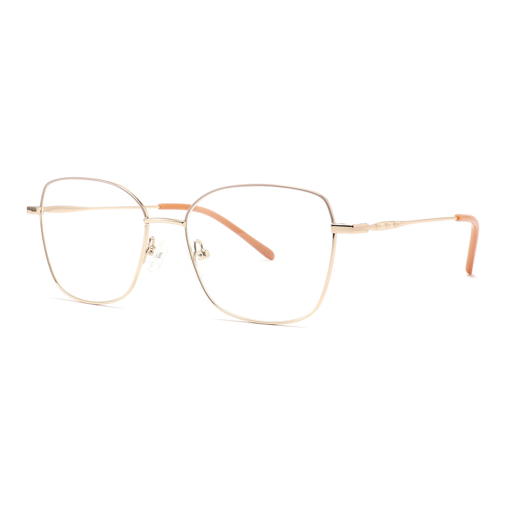 Vista lateral gafa graduada marca Luper modelo El Pescador color oro