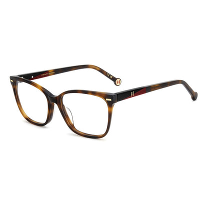 Gafas de vista Carolina Herrera femeninas, estilo ojo de gato, montura de acetato, color de montura habana, color de lente transparente y calibre 55 mm - Envío 24/48 horas en España - Her 0336/G 086