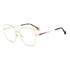 Gafas de vista Carolina Herrera femeninas, estilo irregular, montura de metal, color de montura dorado, color de lente transparente y calibre 56 mm - Envío 24/48 horas en España - Her 0337 000