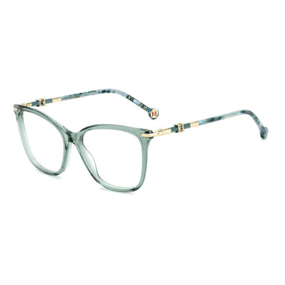 Gafas de vista Carolina Herrera femeninas, estilo ojo de gato, montura de acetato, color de montura verde, color de lente transparente y calibre 54 mm - Envío 24/48 horas en España - Her 0353 1Ed