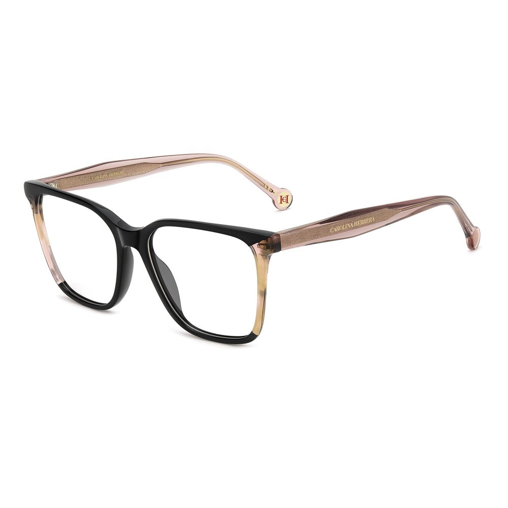 Gafas de vista Carolina Herrera femeninas, estilo cuadrada, montura de acetato, color de montura habana, color de lente transparente y calibre 53 mm - Envío 24/48 horas en España - Her 0342 2Tb