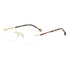 Gafas de vista Carolina Herrera femeninas, estilo rectangular, montura de metal, color de montura habana, color de lente transparente y calibre 54 mm - Envío 24/48 horas en España - Her 0364 06J