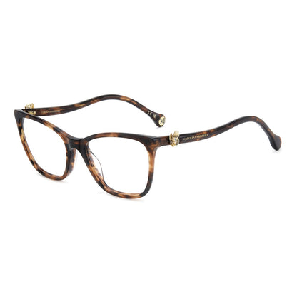 Gafas de vista Carolina Herrera femeninas, estilo ojo de gato, montura de acetato, color de montura habana, color de lente transparente y calibre 54 mm - Envío 24/48 horas en España - Her 0395/G 086