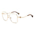 Gafas de vista Carolina Herrera femeninas, estilo cuadrada, montura de metal, color de montura dorado, color de lente transparente y calibre 56 mm - Envío 24/48 horas en España - Her 0397 000