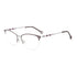 Gafas de vista Carolina Herrera femeninas, estilo rectangular, montura de metal, color de montura morado, color de lente transparente y calibre 54 mm - Envío 24/48 horas en España - Ch 0038 Kts