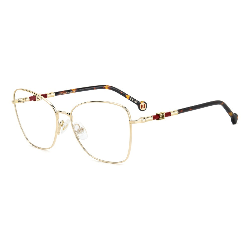 Gafas de vista Carolina Herrera femeninas, estilo mariposa, montura de metal, color de montura dorado, color de lente transparente y calibre 56 mm - Envío 24/48 horas en España - Her 0305 000