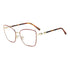 Gafas de vista Carolina Herrera femeninas, estilo mariposa, montura de metal, color de montura rojo, color de lente transparente y calibre 56 mm - Envío 24/48 horas en España - Her 0321 Au2