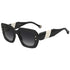 Gafas de sol Carolina Herrera femeninas, estilo rectangular, montura de acetato, color de montura negro, color de lente gris y calibre 52 mm - Envío 24/48 horas en España - Her 0186/S 80S