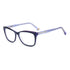 Gafas de vista Carolina Herrera femeninas, estilo rectangular, montura de acetato, color de montura azul, color de lente transparente y calibre 55 mm - Envío 24/48 horas en España - Her 0208 Woi