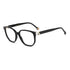 Gafas de vista Carolina Herrera femeninas, estilo rectangular, montura de acetato, color de montura negro, color de lente transparente y calibre 52 mm - Envío 24/48 horas en España - Her 0241 80S