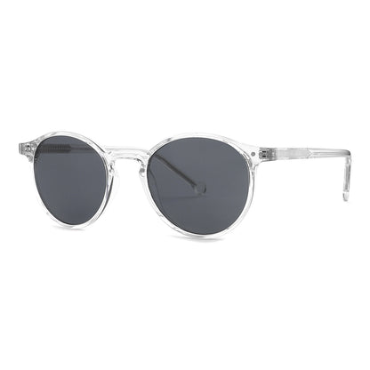 Vista lateral gafa sol marca Luper modelo Molino Quintin color transparente