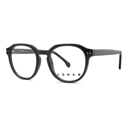Vista lateral gafa graduada marca Luper modelo Los Antolinos color negro
